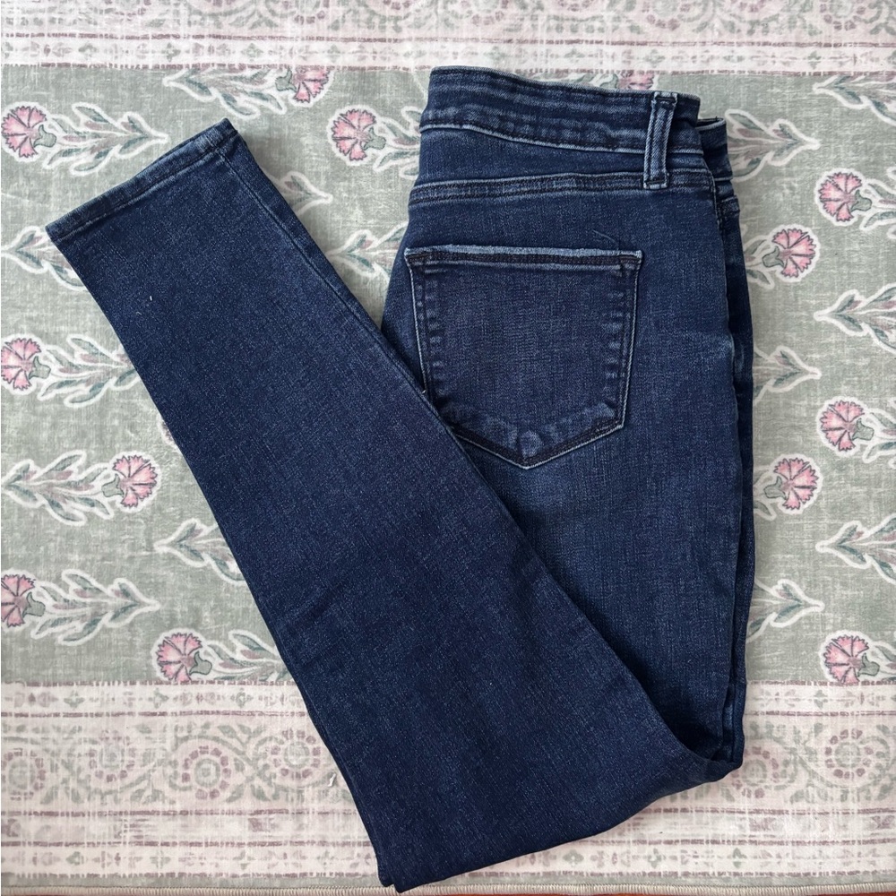 Arizona Jean Company | Women's Distressed High-Rise Skinny Dark Wash Jeans